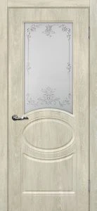 Межкомнатная дверь Сиена-1 Дуб седой