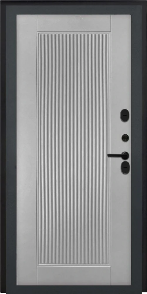 Входная дверь ДвериПРО Квадро ПВХ 10мм Астрод веллуто гриджио DPRO226508 внутренняя сторона