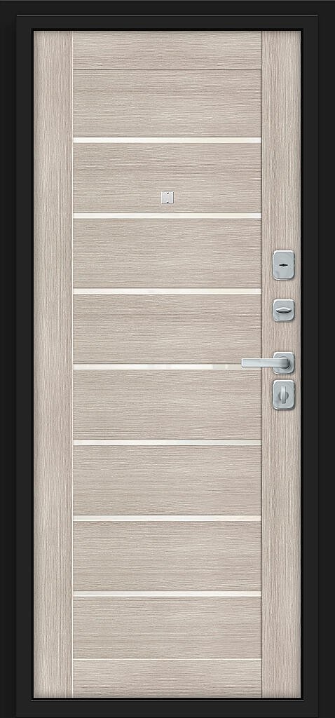 Входная дверь Прайм/BChrome Almon/Cappuccino Melinga BR6166 внутренняя сторона